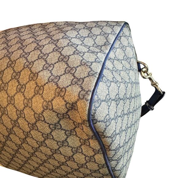 Gucci Union Jack Boston Bag UK Flag 2009 Sloaney Bag London Exclusive Rare GG - Picture 15 of 16